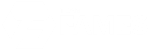 Logo Team Fames White With Text